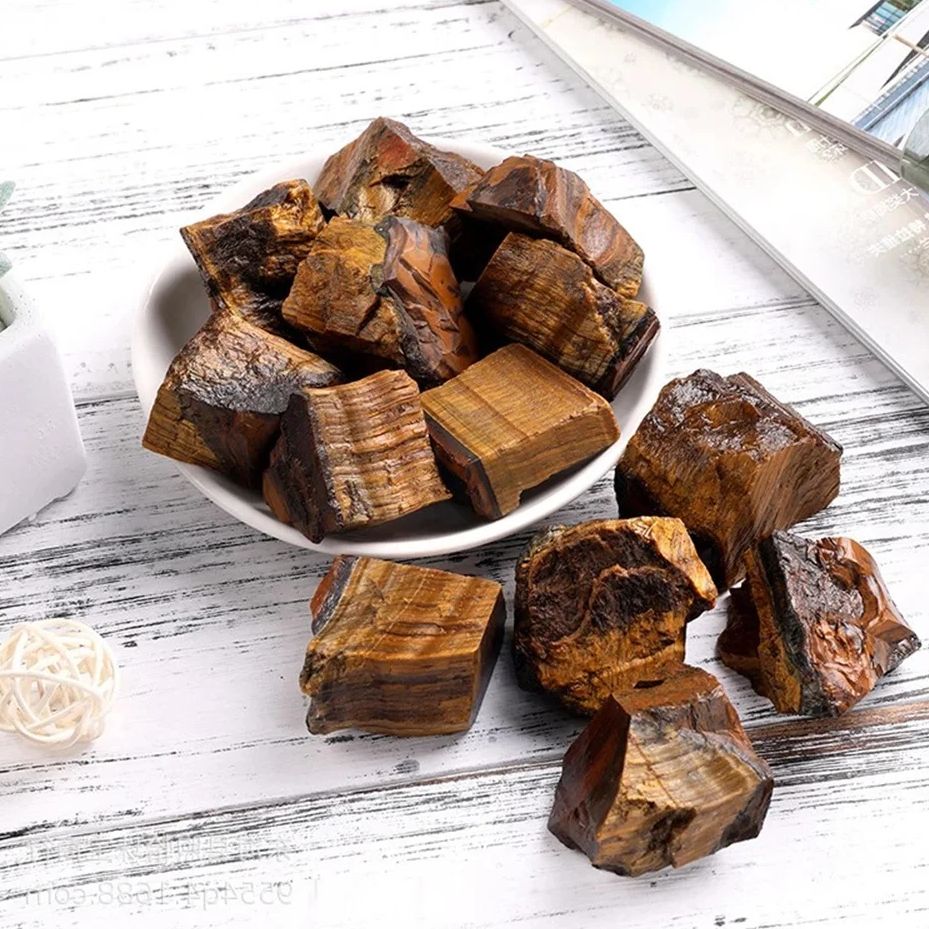 Natural Tiger Eye Raw Stone Ro - огляд і ціна Fish Tank Gravel