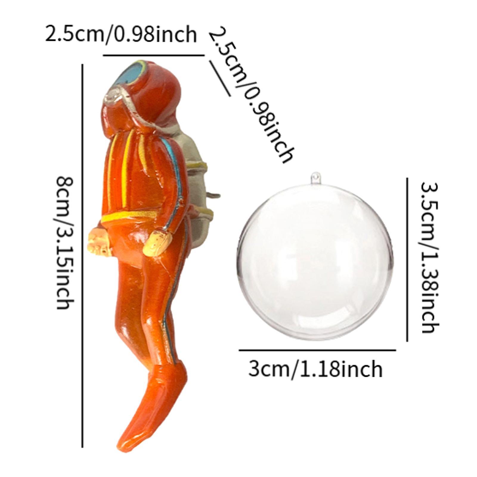 Resin Miniature Diver Figurine - огляд і ціна Aquarium Decor