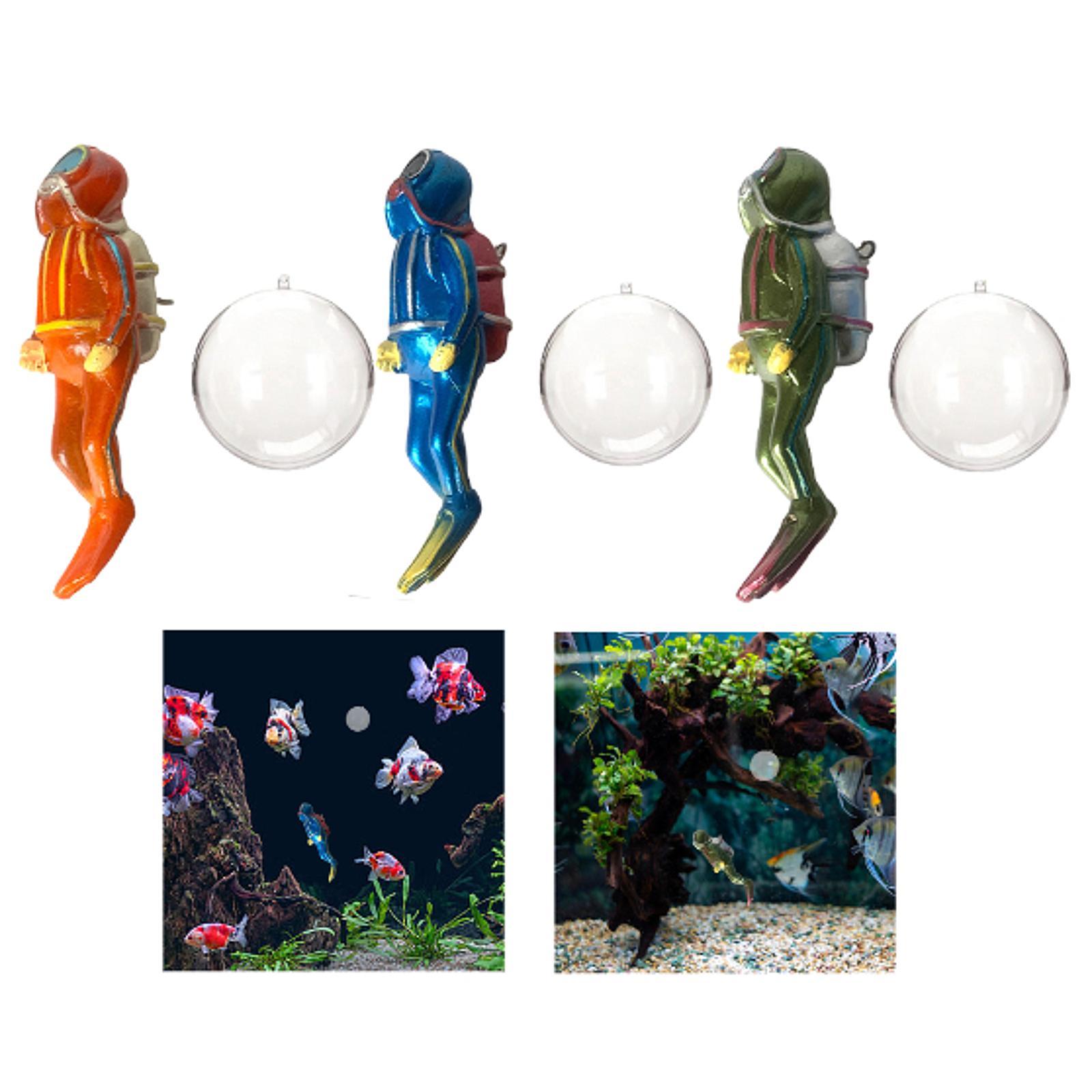 Resin Miniature Diver Figurine - огляд і ціна Aquarium Decor