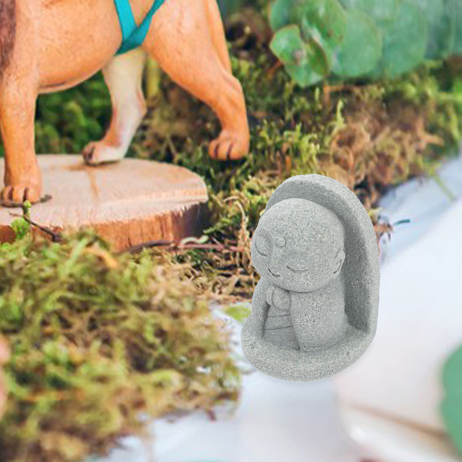 Mini Jizo Statue Japanese Styl - огляд і ціна Fish Aquarium Home