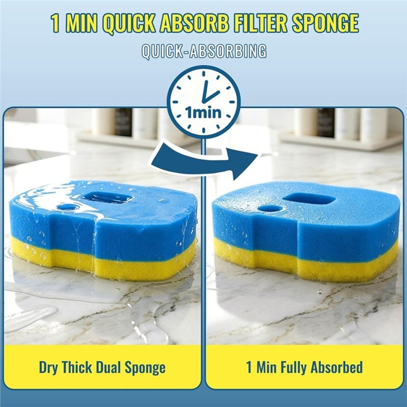 ABLJ Dual Stage Aquarium Foam  - огляд і ціна Aquarium Pump