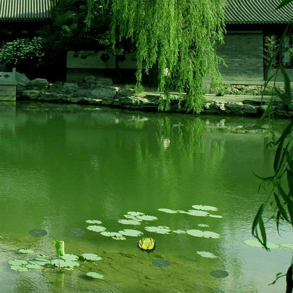15Pcs Lifelike Lily Pads for A - огляд і ціна Aquarium Decor