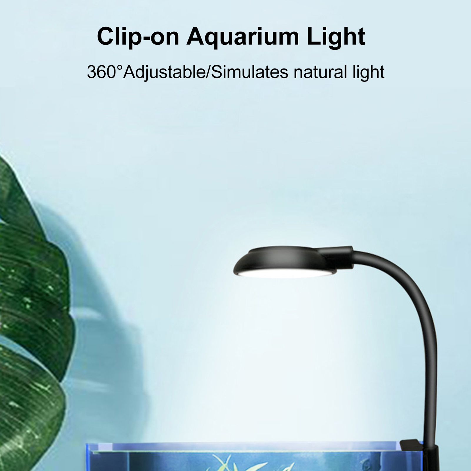Fish  Clamp Lamp Aquarium Aqua - огляд і ціна Aquarium Light
