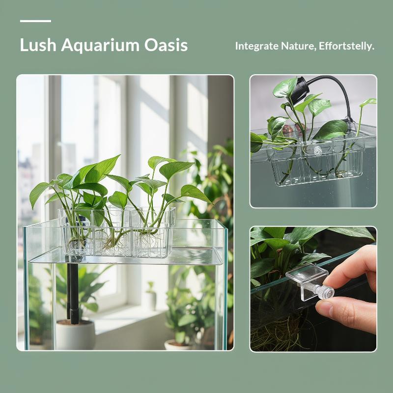 Hydroponic Plant Basket Food G - огляд і ціна Fish Aquarium Home