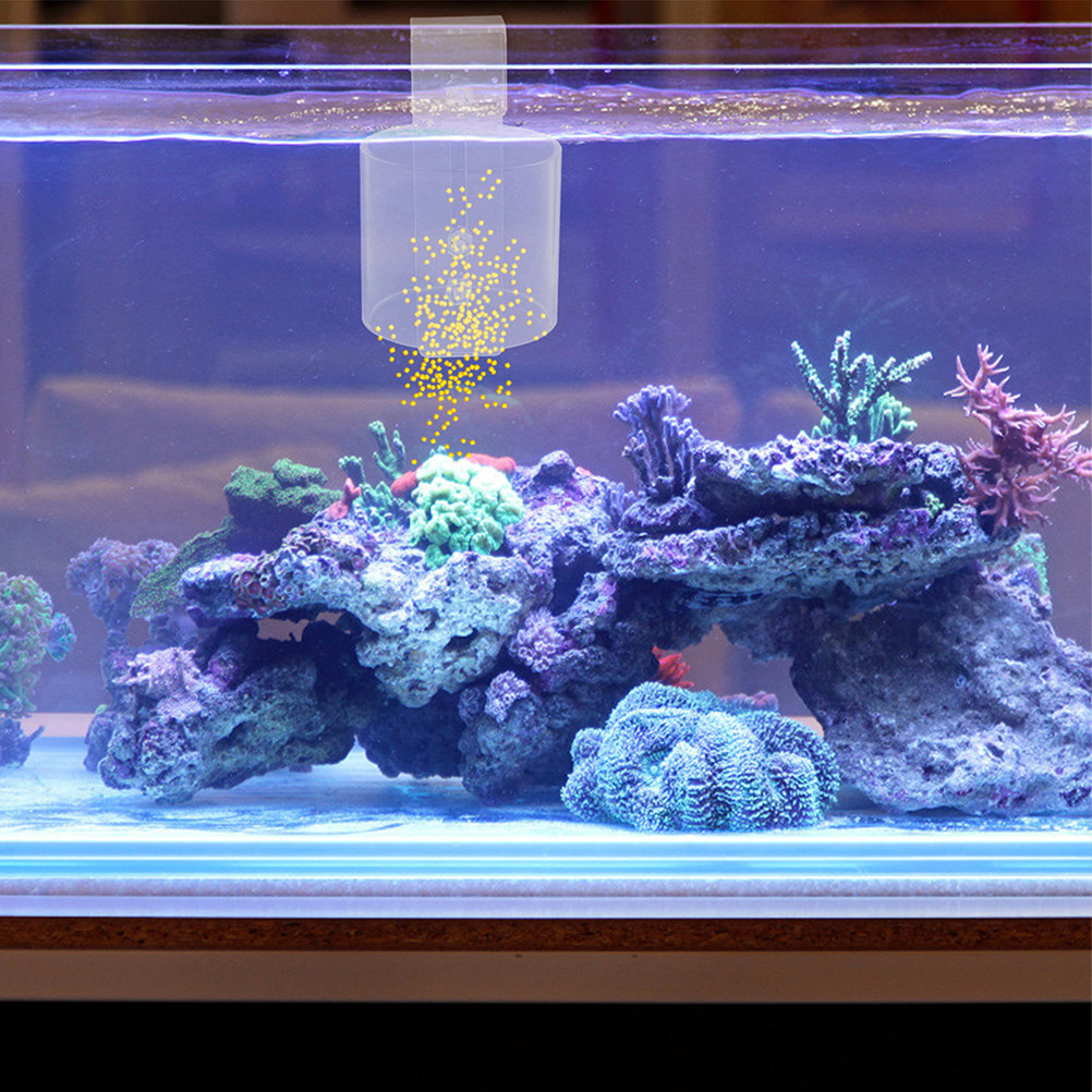 Adjustable Acrylic Fish Feedin - огляд і ціна Aquarium Fish Keeping