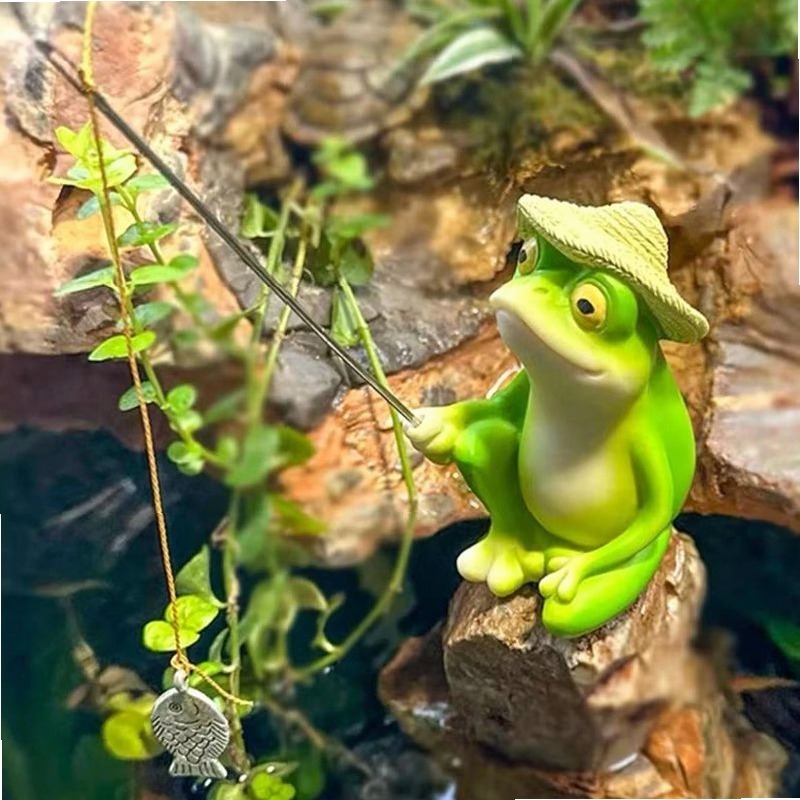Creative Umbrella Frog Garden  - огляд і ціна Fish Aquarium Home