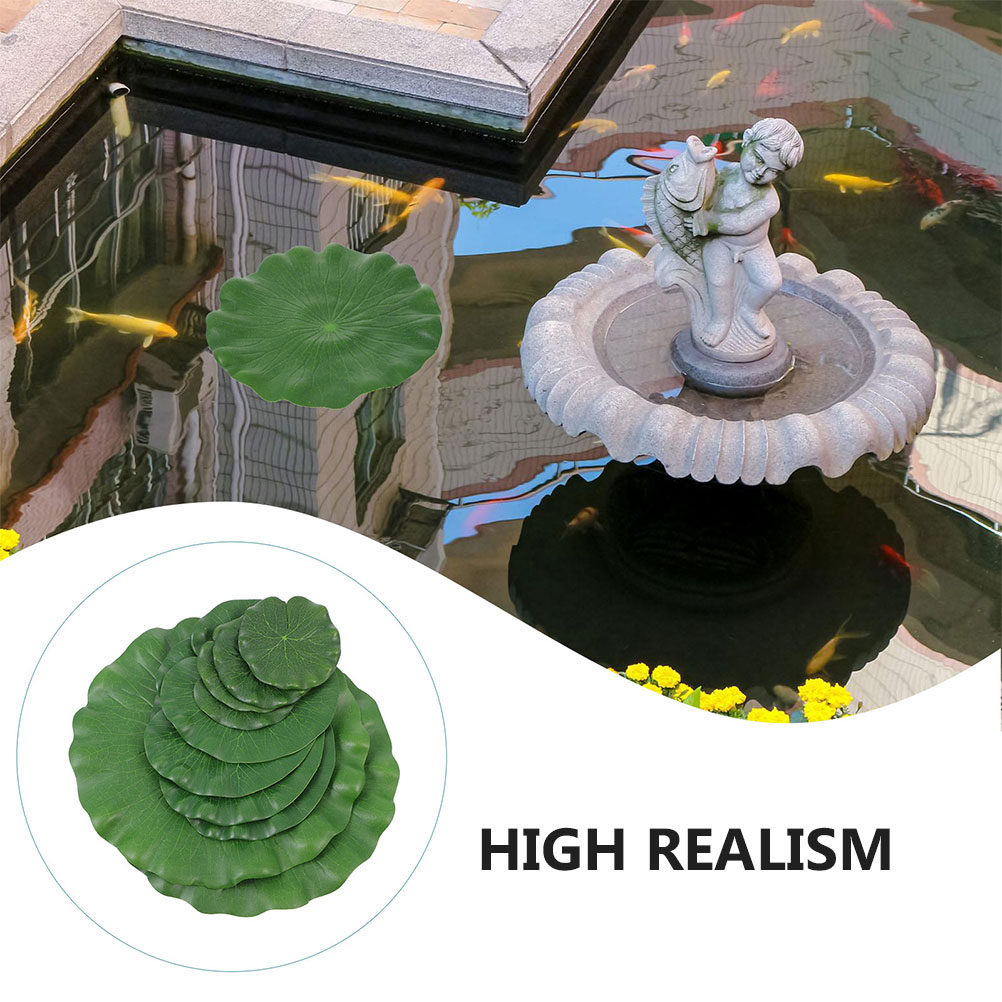 15Pcs Realistic Artificial Lil - огляд і ціна Aquarium Decor