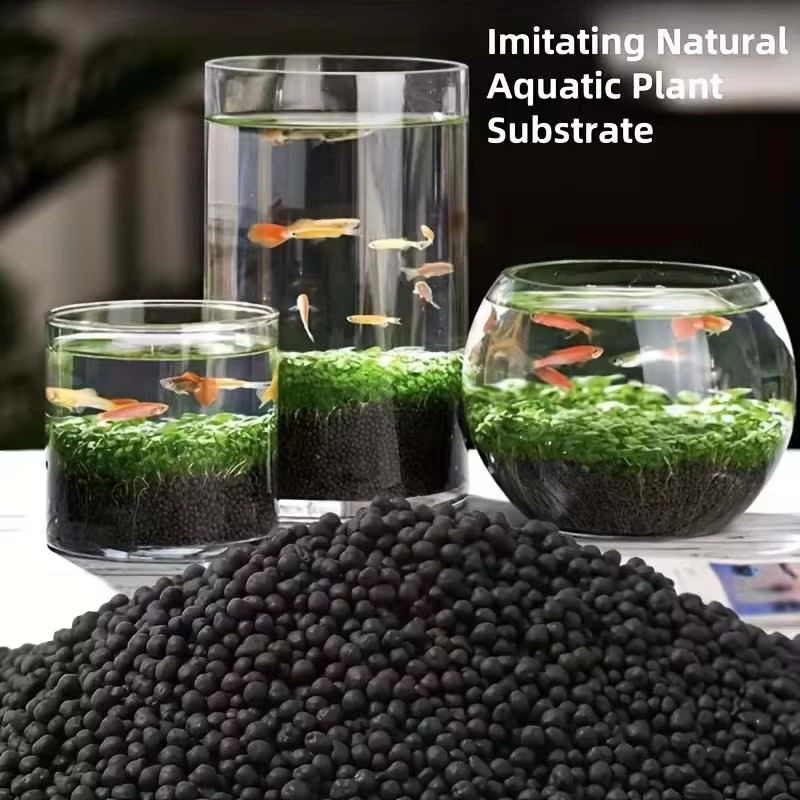 Black Aquarium Substrate Soil  - огляд і ціна Fish Tank Gravel