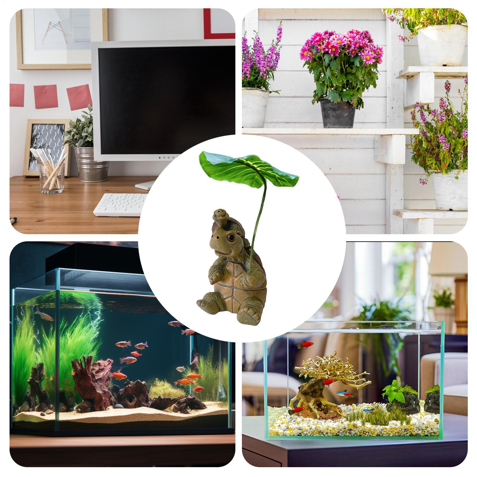 Turtle Figurine Fish Tank Deco - огляд і ціна Fish Aquarium Home