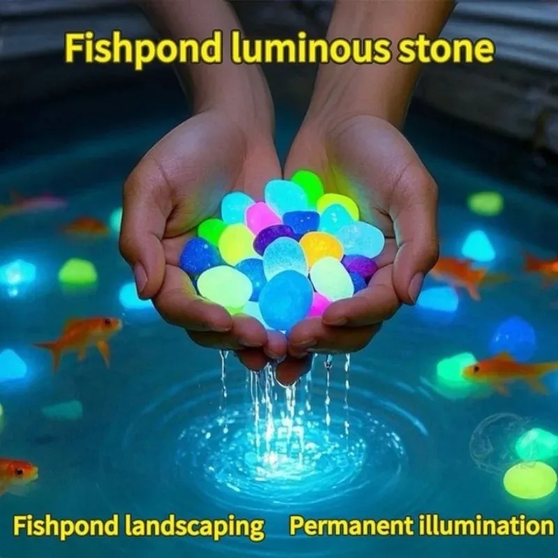 100-1000PCS Luminous Stone Gar - огляд і ціна Fish Tank Gravel